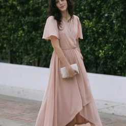 Soieblu Bridal Danielle Surplice Wrap Dress