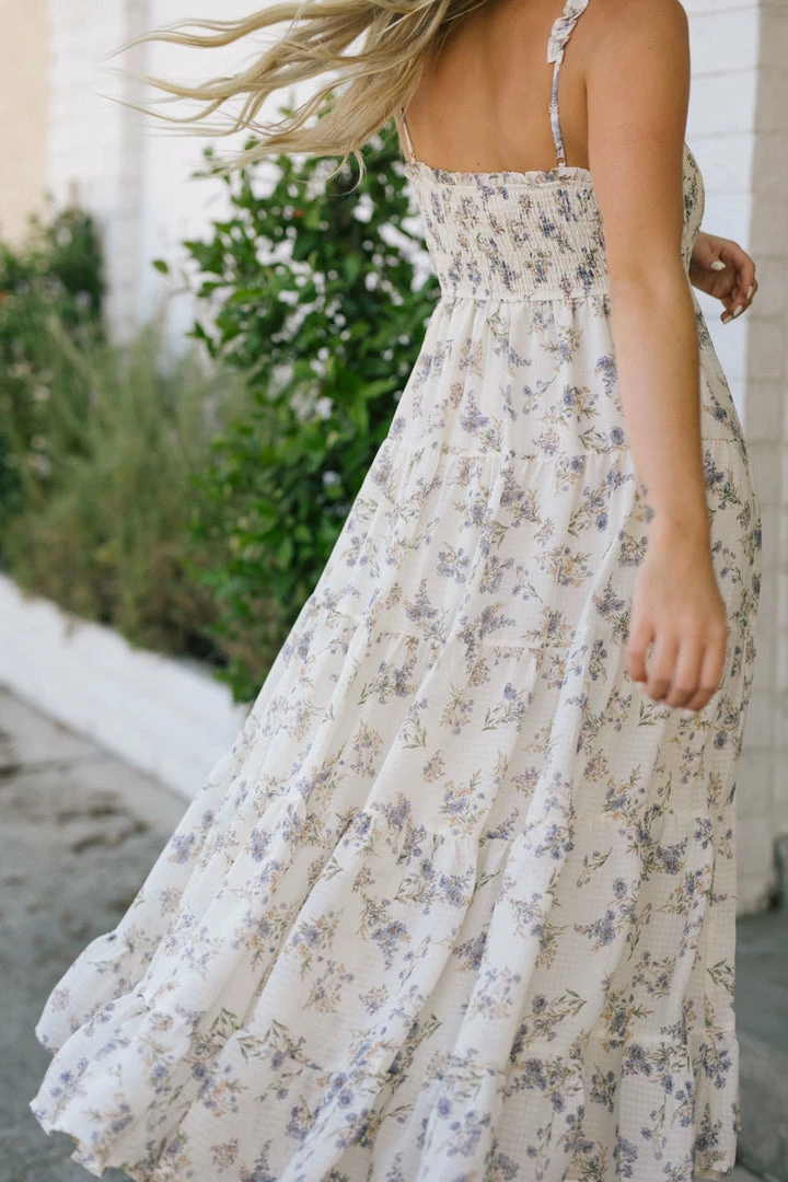 Storia Christina Smocked Maxi Dress