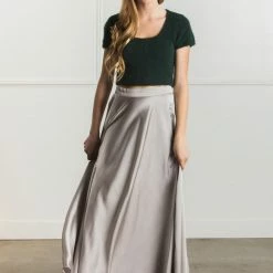 Cotton Candy Gigi Scoop Neck Eyelash Crop Top