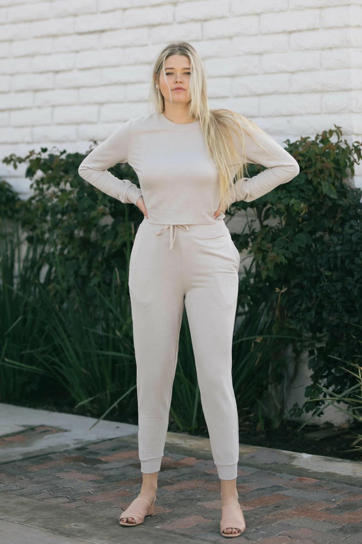 Hyfve Carina Cropped Crew Neck Sweater Clothing