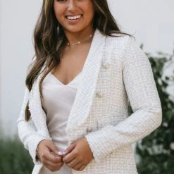 Fore Collection Arabella Tweed Blazer