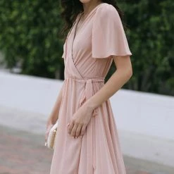 Soieblu Bridal Danielle Surplice Wrap Dress