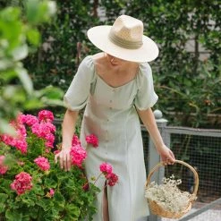 Aakaa Aspen Buttoned Midi Dress