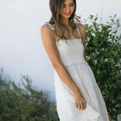 Emory Park Carol Smocked Mini Dress