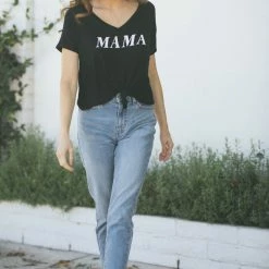Hyfve Beatrice Mama V-Neck T-Shirt Basics
