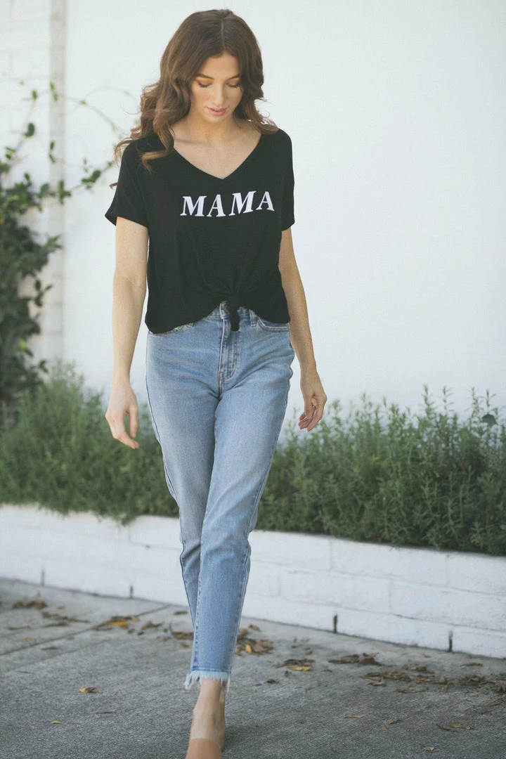 Hyfve Beatrice Mama V-Neck T-Shirt Basics
