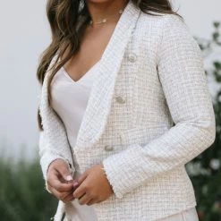 Fore Collection Arabella Tweed Blazer