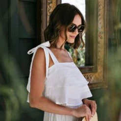 Lush Clothing Florence Tie Shoulder Tank