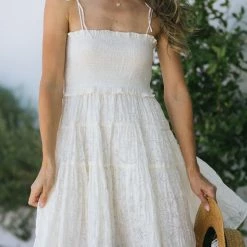 Emory Park Carol Smocked Mini Dress