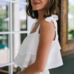 Lush Clothing Florence Tie Shoulder Tank