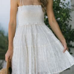 Emory Park Carol Smocked Mini Dress