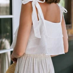 Lush Clothing Florence Tie Shoulder Tank