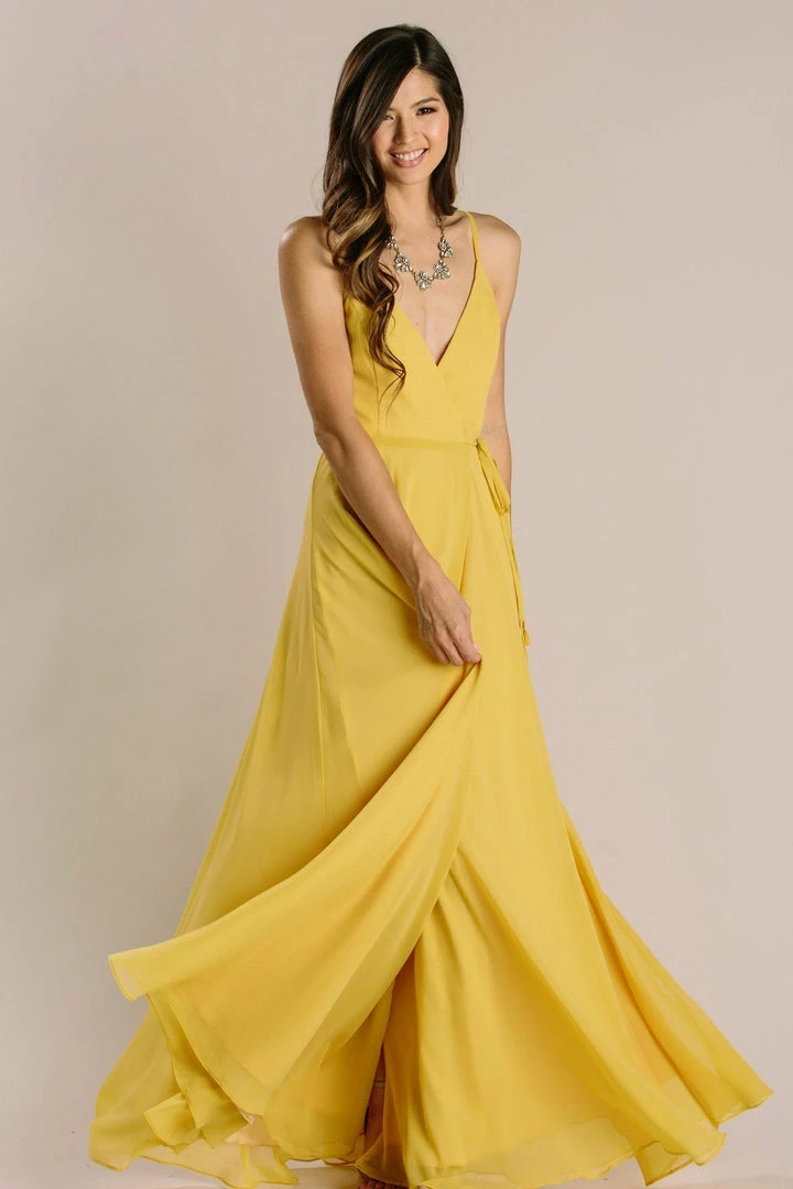 INA Magnolia Wrap Maxi Dress