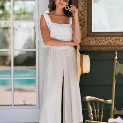 Lush Clothing Florence Tie Shoulder Tank