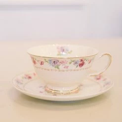 Coastline Imports Teaware & Teapots Rose Bouquet 5 Piece Tea Set