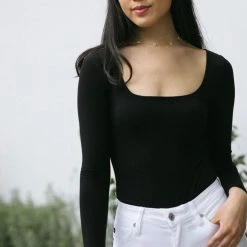 Final Touch Ember Square Neck Bodysuit