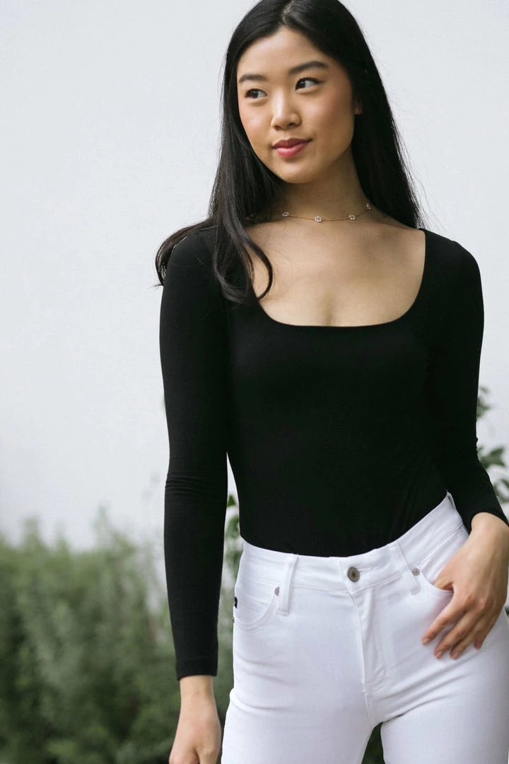 Final Touch Ember Square Neck Bodysuit