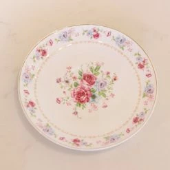 Coastline Imports Teaware & Teapots Rose Bouquet 5 Piece Tea Set