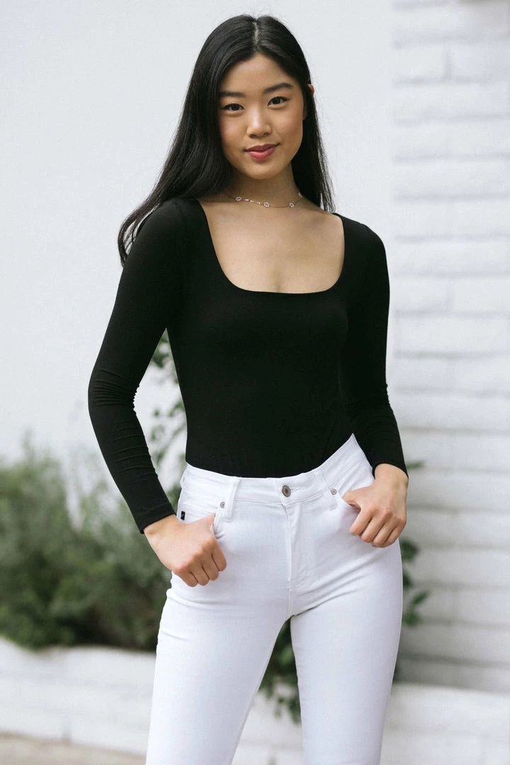 Final Touch Ember Square Neck Bodysuit