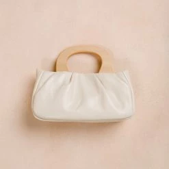 Fame Jules Wooden Handle Cloud Handbag Accessories