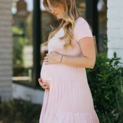 RK Apparel Maternity Kara Tiered Dress