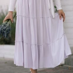 Blue B Chelsea Tiered Midi Skirt