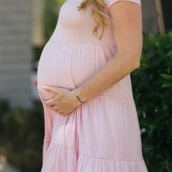 RK Apparel Maternity Kara Tiered Dress