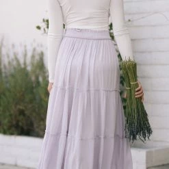 Blue B Chelsea Tiered Midi Skirt