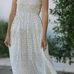 Storia Celeste Tie Shoulder Dress