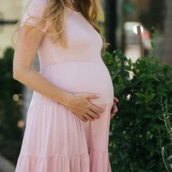 RK Apparel Maternity Kara Tiered Dress
