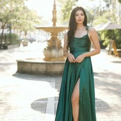 17 Young Dress Athena Satin Maxi Dress Bridal