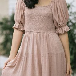 Mittoshop Madison Dotted Midi Dress Best Sellers