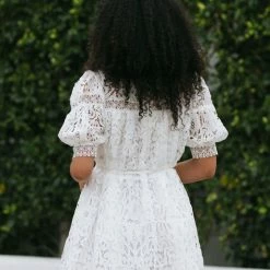 Just Me Antoinette Crocheted Lace Dress