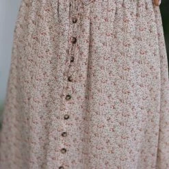 Mikarose Maternity Friendly Beatrice Buttoned Maxi Skirt