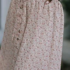 Mikarose Maternity Friendly Beatrice Buttoned Maxi Skirt