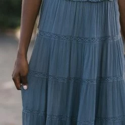 In Loom Doris Tiered Maxi Skirt Maternity Friendly