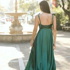 17 Young Dress Athena Satin Maxi Dress Bridal