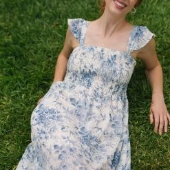 Sundayup Brianna Smocked Tank Dress