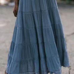 In Loom Doris Tiered Maxi Skirt Maternity Friendly