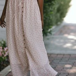 Mikarose Maternity Friendly Beatrice Buttoned Maxi Skirt