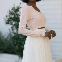 HYFVE Rae Cropped Terry Cardigan Clothing