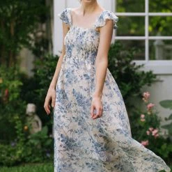 Sundayup Brianna Smocked Tank Dress