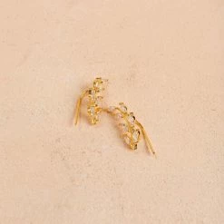 Joia Gemma Leaf Earrings