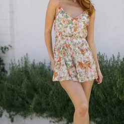 Blu Pepper Suzanne V-Neck Romper