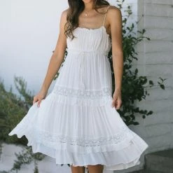 Day + Moon Demi Tie Shoulder Dress