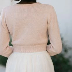 HYFVE Rae Cropped Terry Cardigan Clothing