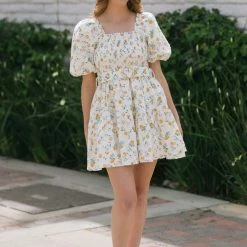 Just Me Sonia Belted Mini Dress