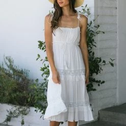 Day + Moon Demi Tie Shoulder Dress