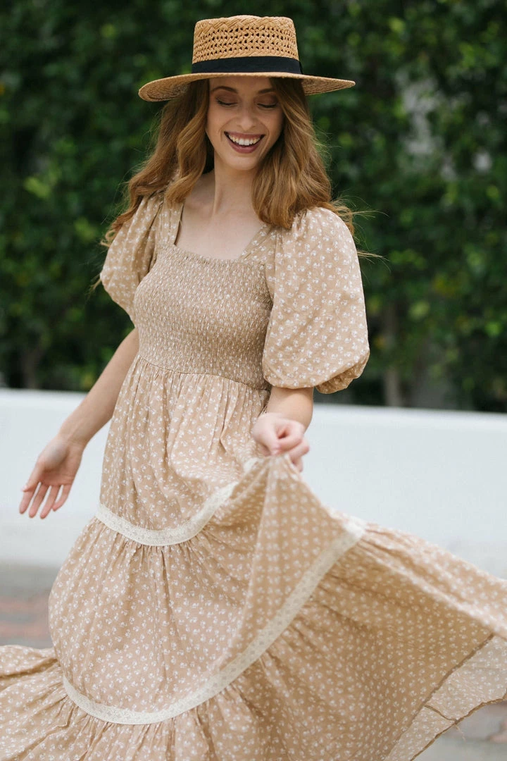 In Loom Heidi Puff Sleeve Square Neck Dress Best Sellers