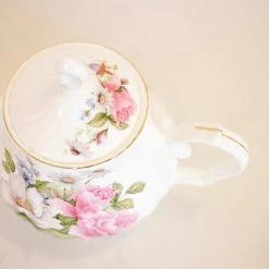 Coastline Imports Grace's Rose Teapot Teaware & Teapots